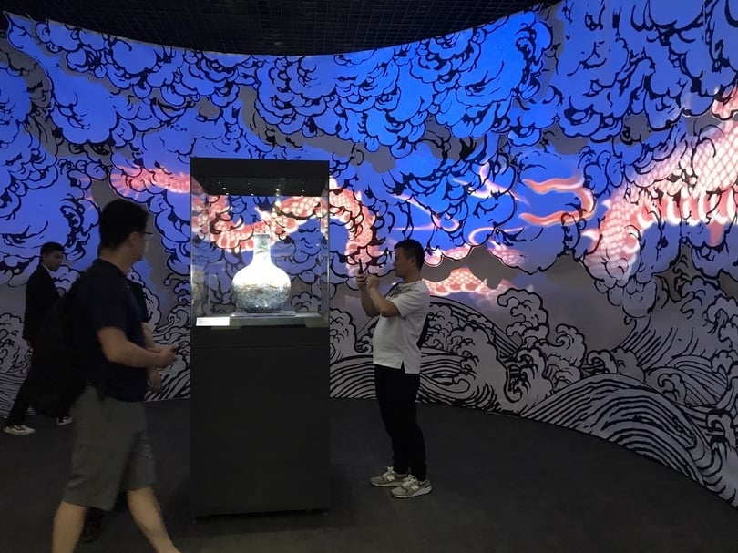 北京保利特別打造環繞螢幕、特殊音效之預展場地。