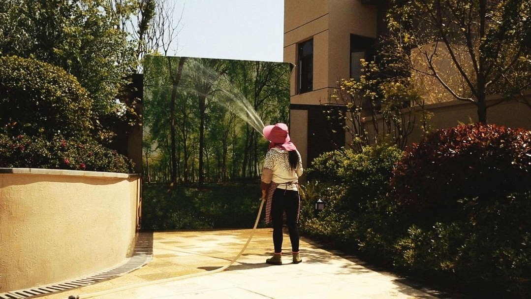 「天台─朱駿騰個展」展覽作品。（台北當代藝術館提供）