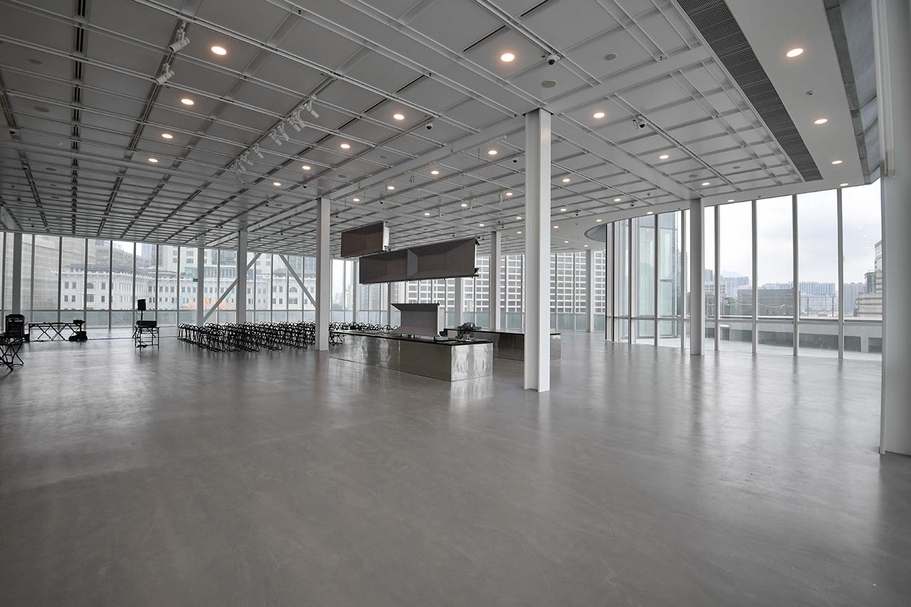 香港藝術館2018年11月以全新面貌開放,圖為設於藝術館頂層的新展覽廳。(香港藝術館提供)