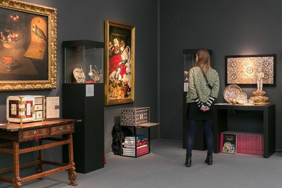 2018年「斐列茲大師展」（Frieze Masters）中的「Collections」展區。（Photo by Mark Blower, courtesy of Frieze/Mark Blower）
