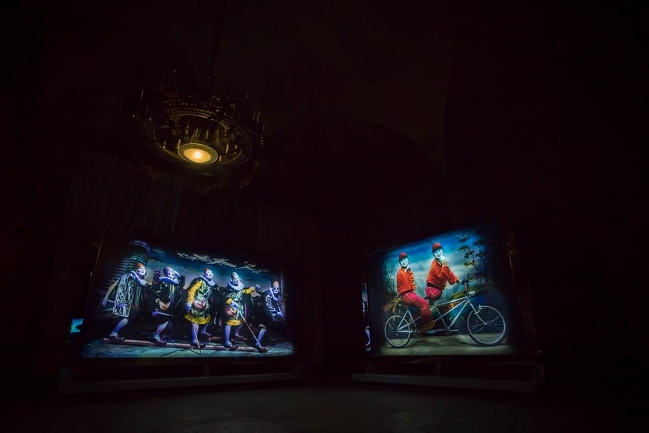第56屆威尼斯雙年展台灣館「別說再見」展場，也是台灣館首屆以單一藝術家策略的開端。（©台北市立美術館）