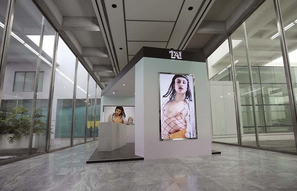2017年台北市立美術館「社交場」之「TAI計畫」。（藝術家余政達提供，攝影／千鳥藝術）