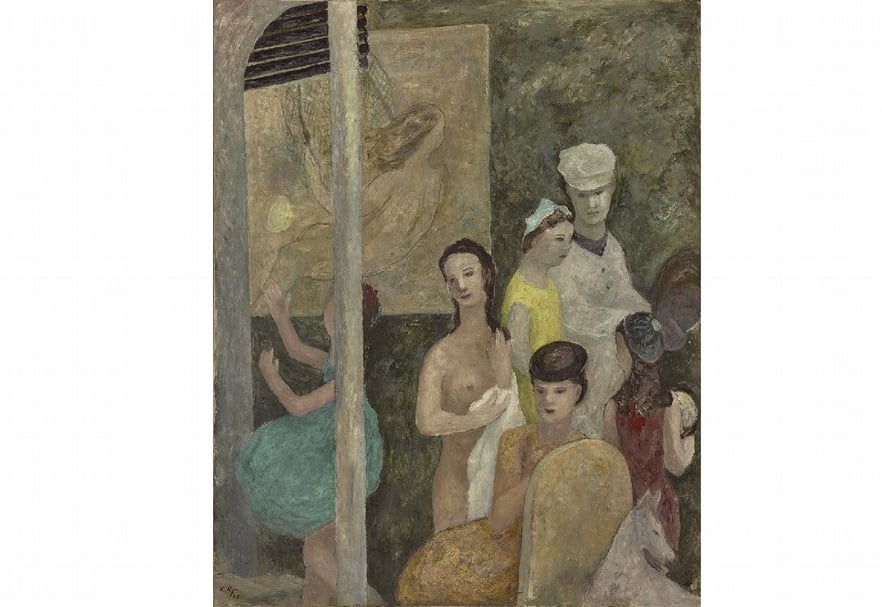 高雄市立美術館典藏:劉啟祥《畫室》。(高雄市立美術館提供)