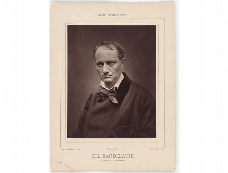 波特萊爾（Charles Pierre Baudelaire，1821－1867），其文稿在當代市場一向炙手可熱。（©Rijksmuseum）