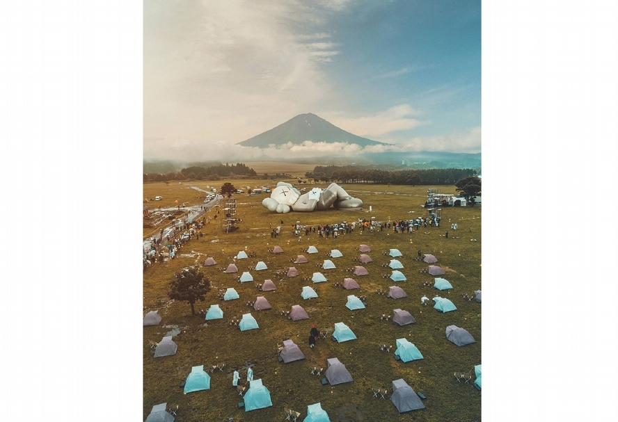 共和2,000位粉絲一同露營，感受富士山的絕佳美景。（©harimaolee）