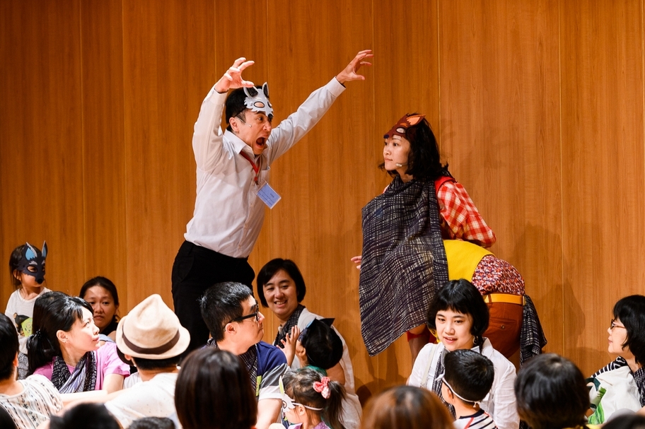《這裡沒有大野狼》演出現場。（© 2019台北兒童藝術節）