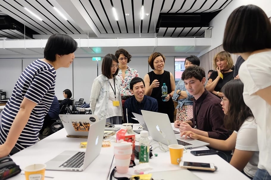 CCSCA今年與國家文化藝術基金會、台北市立美術館與立方計劃空間合作，舉辦「CIT19：當代策展的新挑戰——國際論壇暨青年策展工作坊」。（立方計畫空間提供）