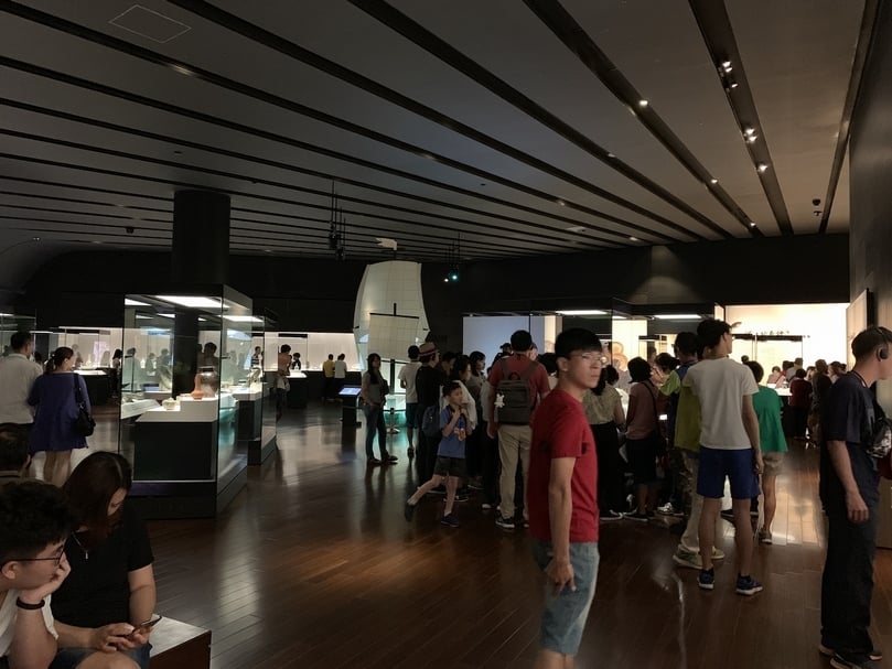 7月入館參觀人數創下兩年多來最高，精彩展覽是主因之一。（攝影／張筠）
