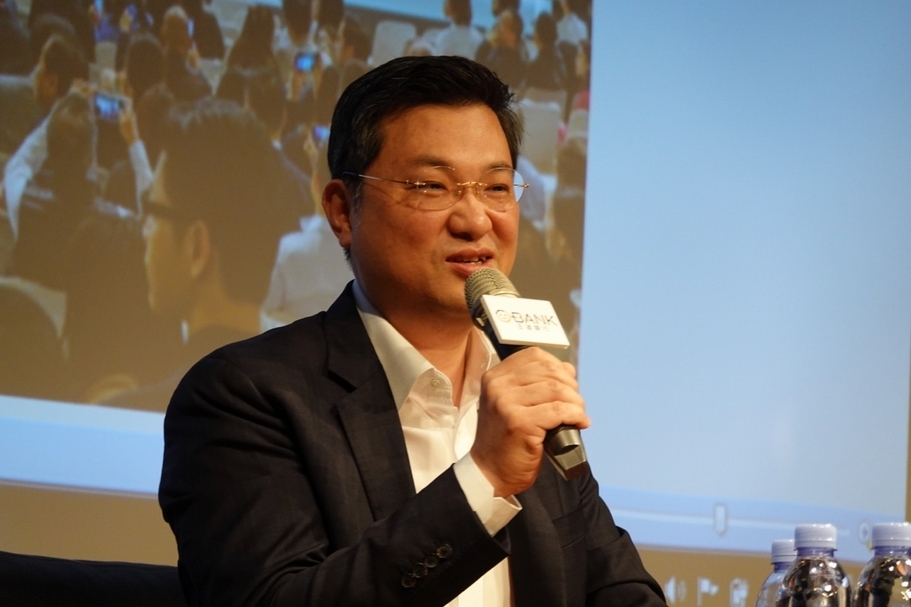 佳士得國際拍賣公司亞洲20世紀及當代藝術部主席張丁元於「立足亞洲，談歐美亞藝術版圖現況與佈局：國際藝術趨勢觀察對談會」現場。（攝影／邱惠鈺）