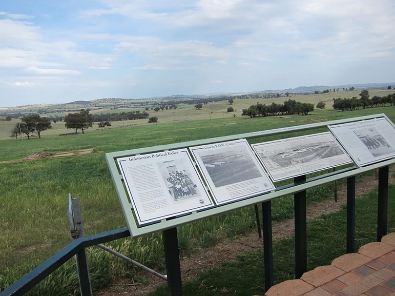 澳洲考拉戰俘營保存經驗或許可以提供台灣戰俘營區未來規劃參考。（宜蘭文史工作者吳康綺提供）