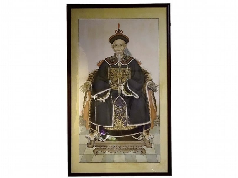 《王得祿畫像》，朴子配天宮藏。（國立故宮博物院提供）