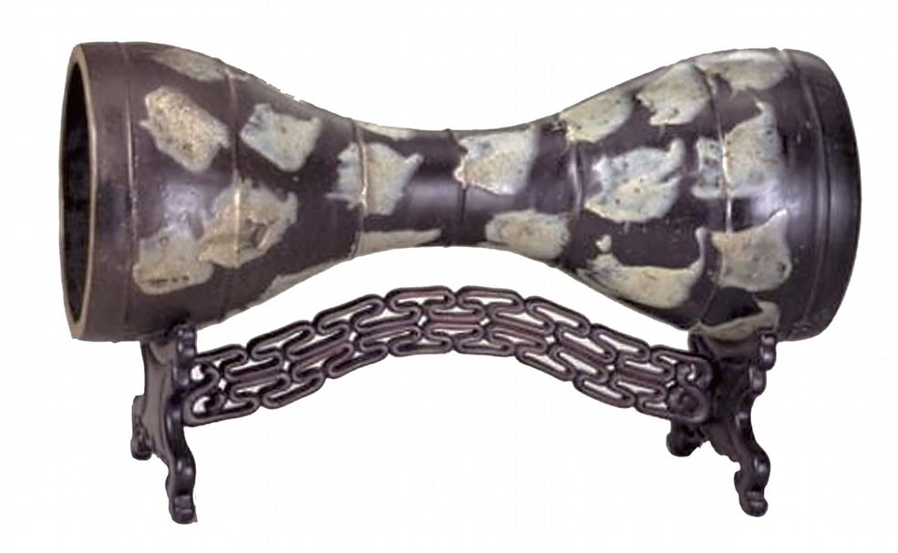 腰鼓，北京故宮藏品。（祝賀（河南省考古研究院）、劉琨（魯山縣段店窯文化研究所）提供）
