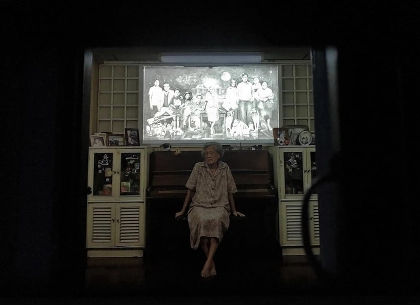 高雄市立美術館和日本森美術館（Mori Art Museum）共同合作的「太陽雨：1980年代至今的東南亞當代藝術」展覽現場。（攝影／王萱）