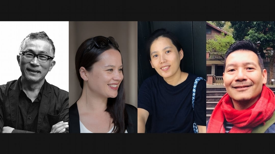 左起：台灣策展人徐文瑞、越南胡志明市工廠當代藝術中心（The Factory Contemporary Arts Centre）總監柔依．柏特（Zoe Butt）、國立台北教育大學當代藝術評論與策展研究全英語碩士學位學程（CCSCA）助理教授呂佩怡及弗朗西斯・馬拉維拉斯（Francis Maravillas）。（© CIT19）
