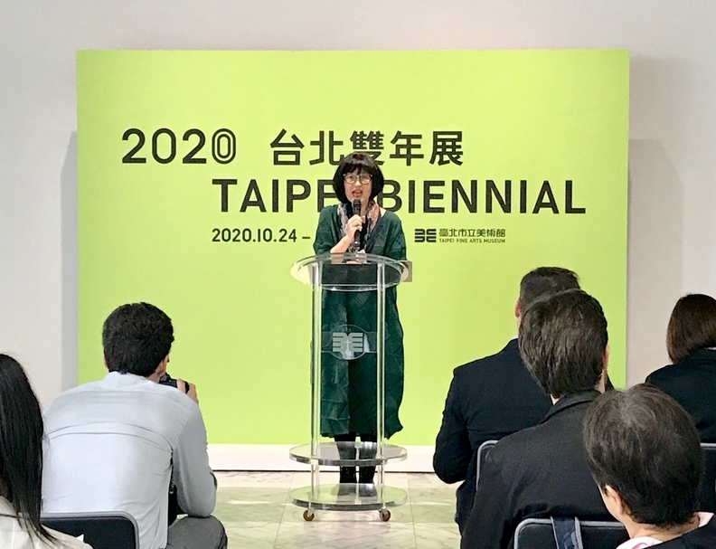 台北市立美術館館長林平。（攝影／王萱）