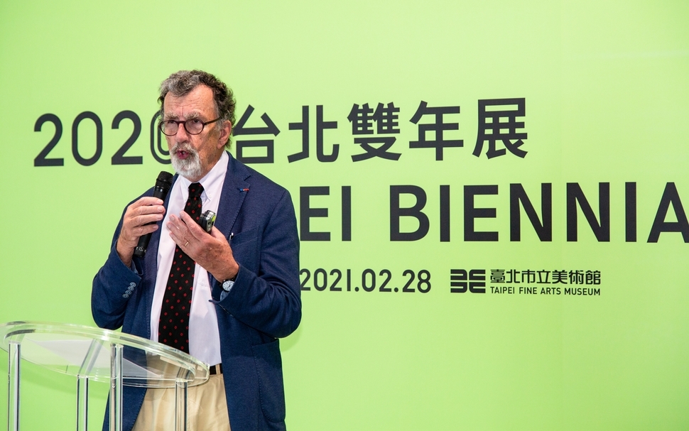 2020年台北雙年展策展人布魯諾．拉圖（Bruno Latour）。（台北市立美術館）