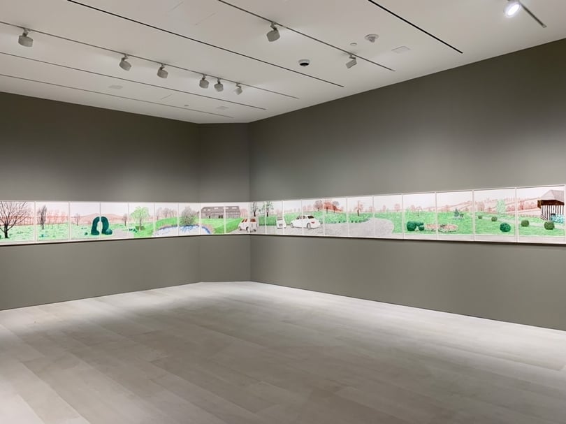 透過餘裕寬敞的空間，佩斯畫廊展現更多的企圖。圖為展覽現場。（洪培馨提供）