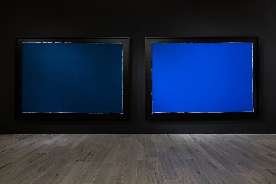 今年Asia +參展展商木木藝術將帶來黃柏皓2019年的作品「空色」系列。（木木藝術提供）