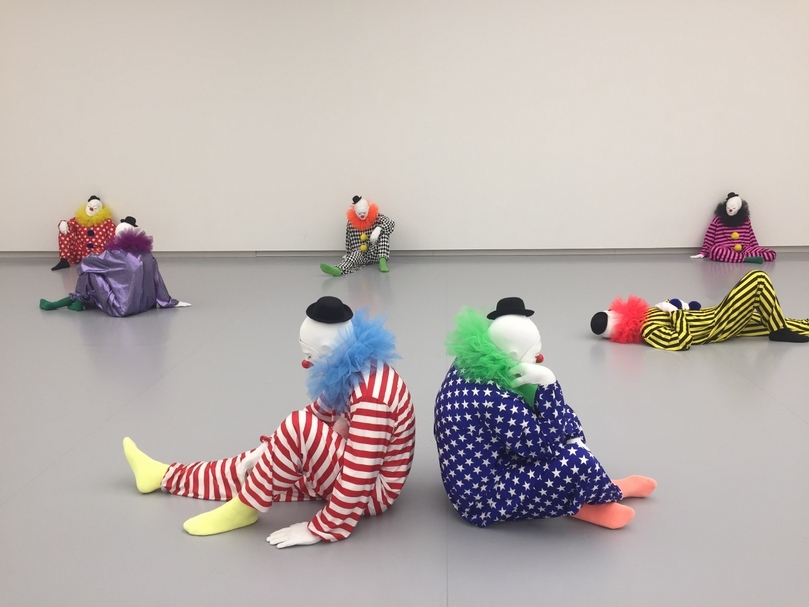 烏戈．羅迪納（Ugo Rondinone）的參展作品《Vocabulary of Solitude》於「愛知三年展2019」展出現場。（攝影／劉致宏）