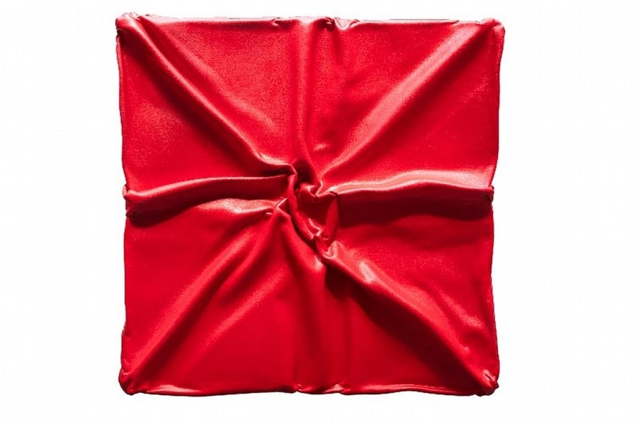 王小松《X作品第XI號》（The 11th Work X），布面油畫樹脂，160x165cm，2019。（寶吉祥藝術中心提供）