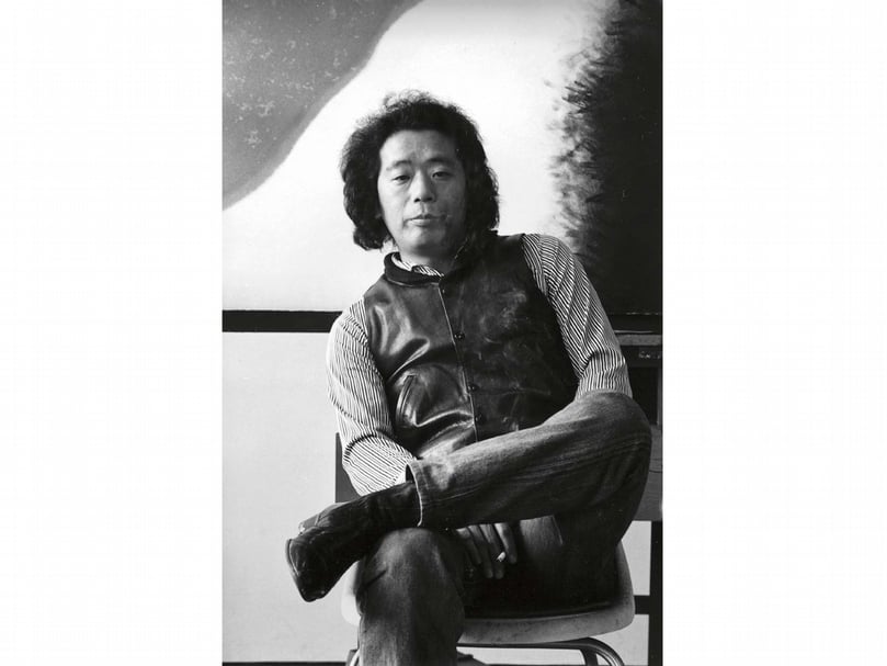藝術家榎倉康二（約1980年）。© Koji Enokura, Courtesy of the Estate and Blum & Poe, Los Angeles New York Tokyo