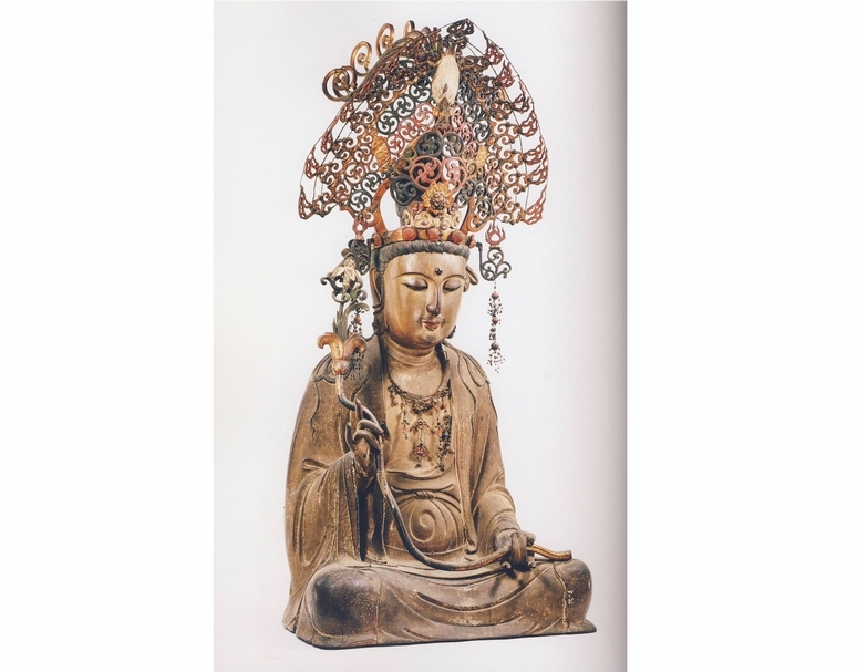 南宋《木造觀世音坐像》（楊貴妃觀音），京都府泉涌寺藏。（圖片來源：《仏像 中国・日本図録》）
