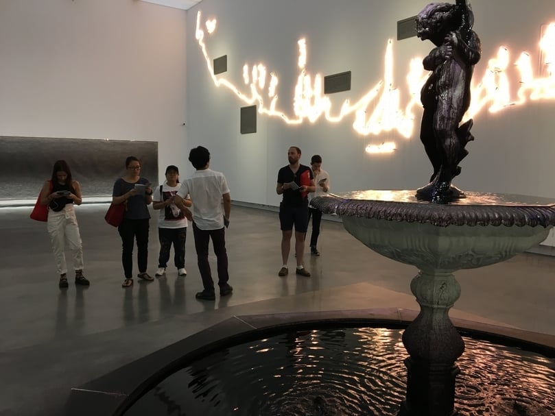 CCSCA策展教育重視國際與台灣在地性的連結，上學期定期參訪國際雙年展，下學期則會選擇台灣在地的文化場館。（CCSCA提供）