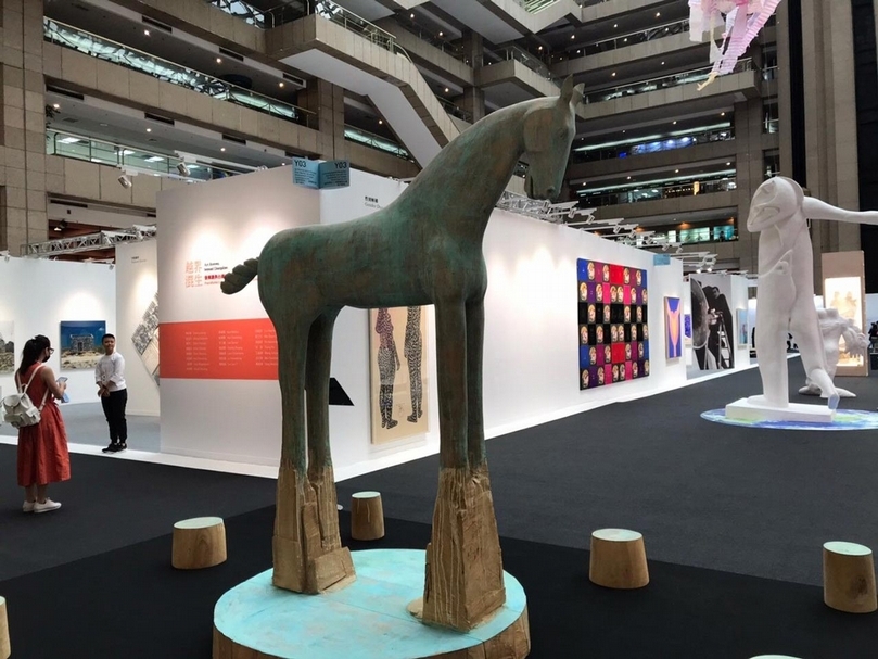 2019 ART TAIPEI展會現場。（本刊資料室）