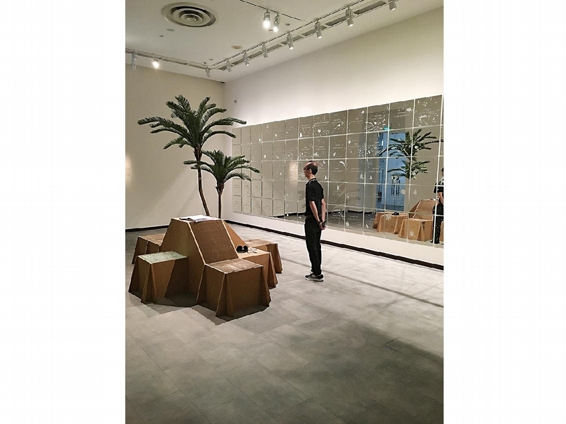 2016新加坡雙年展展出作品Map Office的《沙漠群島》。（本刊資料室）