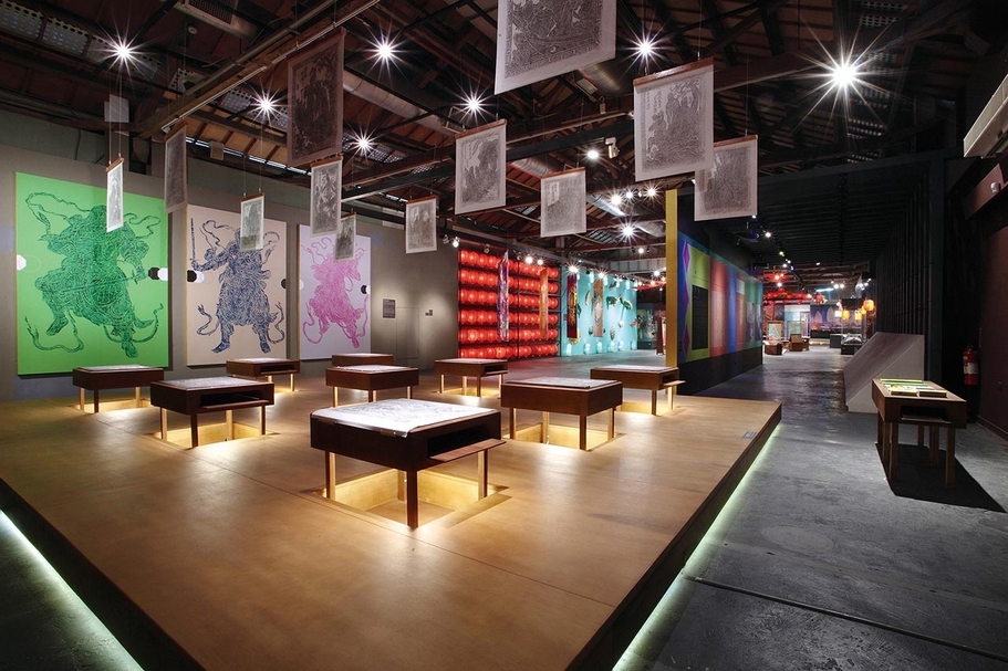 「近未來的交陪：2017蕭壠國際當代藝術節」展覽一景。（台新銀行文化藝術基金會提供）