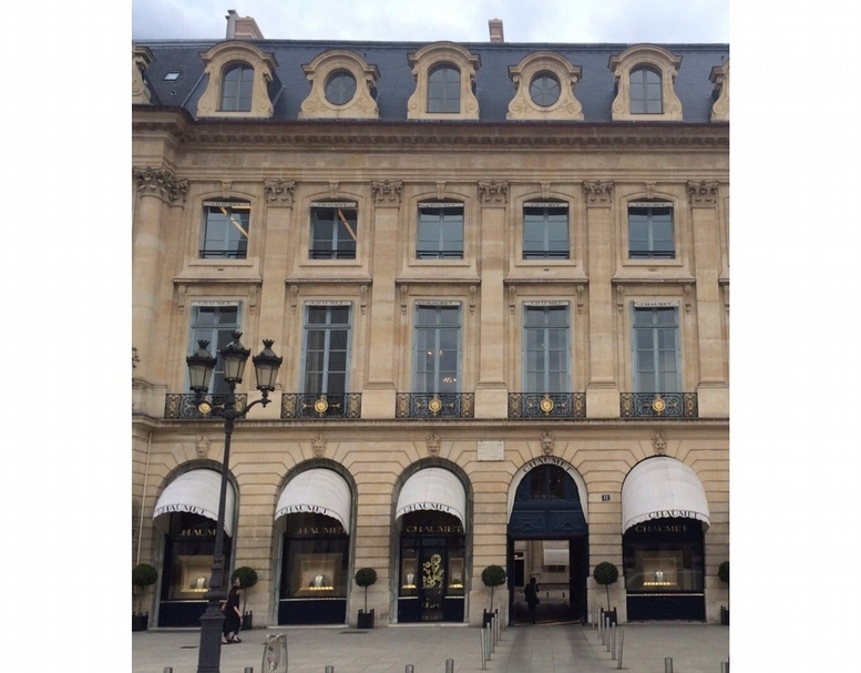 Chaumet位於巴黎凡登廣場12號（Place Vendôme）的現址於1907年由Chaumet創始人之子於1812年收購的府邸。（陸仲雁提供）