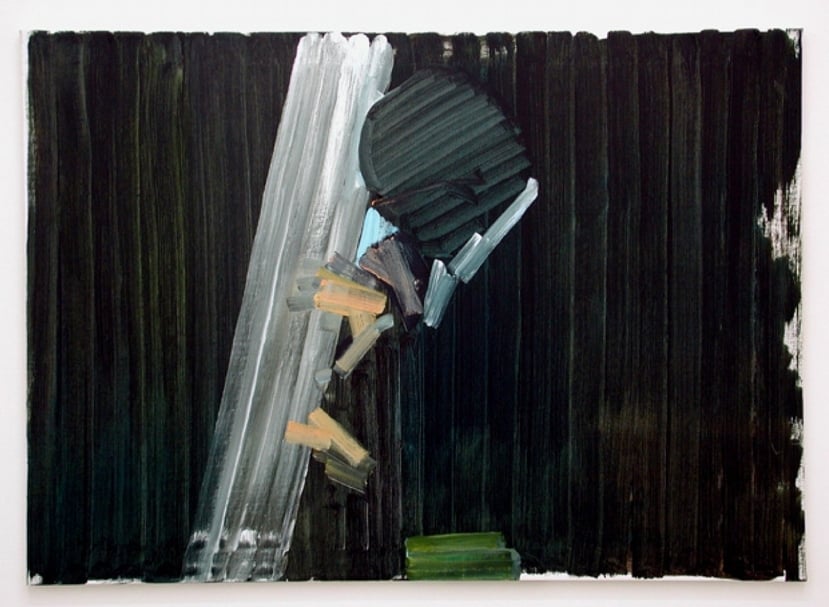 馬格納斯．普萊森（Mangus Plessen）《斯維亞托斯拉夫．里赫特》，布面油畫，69x97cm，2002。（© Mai 36 Galerie）