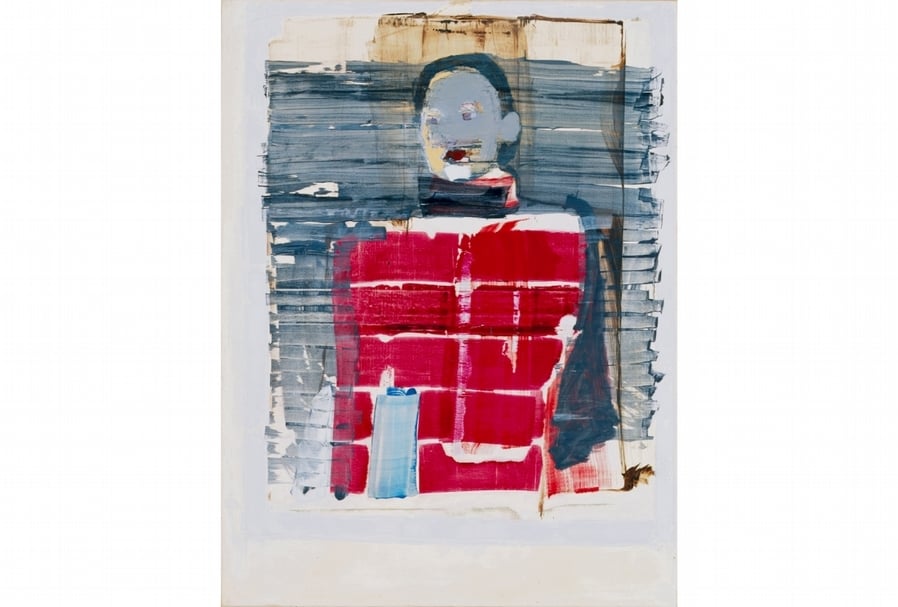 馬格納斯．普萊森（Mangus Plessen）《在芝加哥》，布面油畫，120x90cm，2006。（© Mai 36 Galerie）