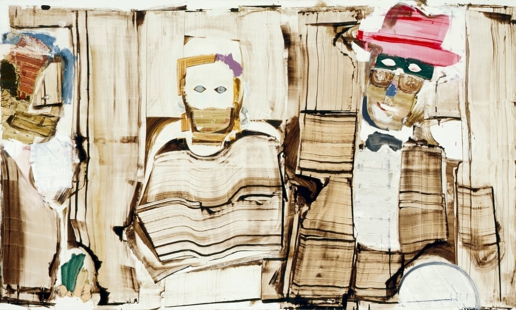 馬格納斯．普萊森（Mangus Plessen）《熟悉》，布面油畫，96x160cm，2005。（© Mai 36 Galerie）
