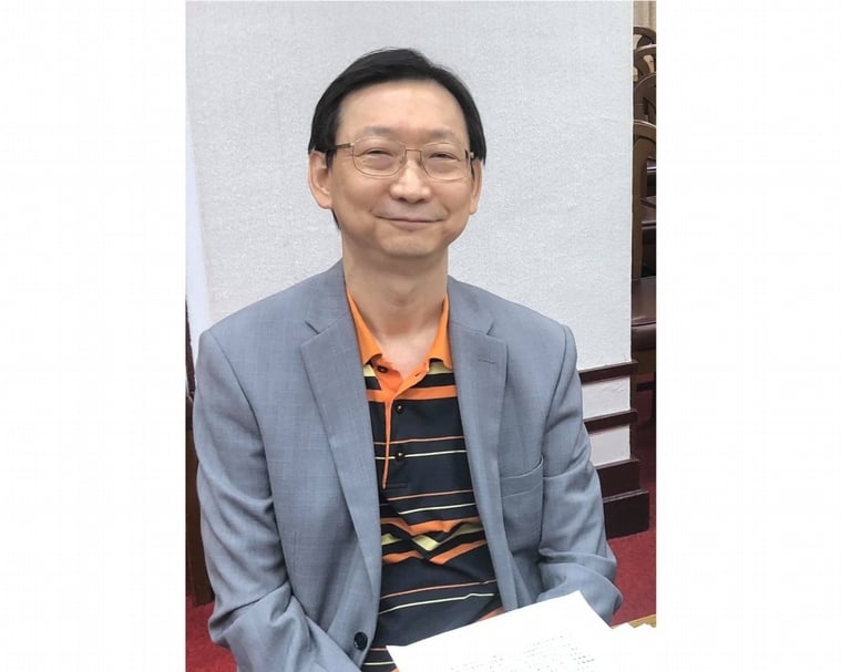 中華視覺藝術文化學會理事長劉熙海。（簡秀枝提供）