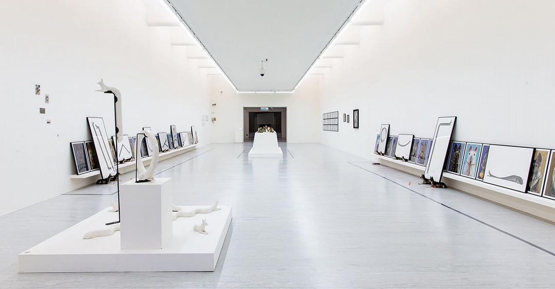 吳權倫個展「馴國」展覽一隅。（臺北市立美術館提供）
