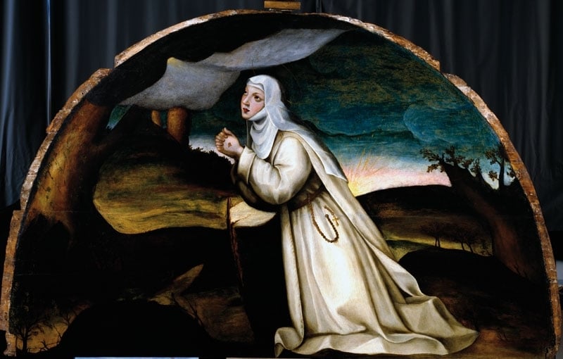 普拉提拉．涅利及其工坊製作的《聖加大利納接受聖痕》（Saint Catherine Receives the Stigmata）。（©Advancing Women Artists Foundation）