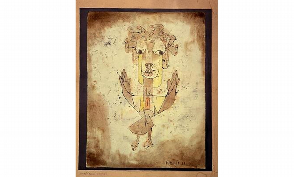 保羅．克利（Paul Klee）的《新天使》（New Angel）。（©wikimedia）