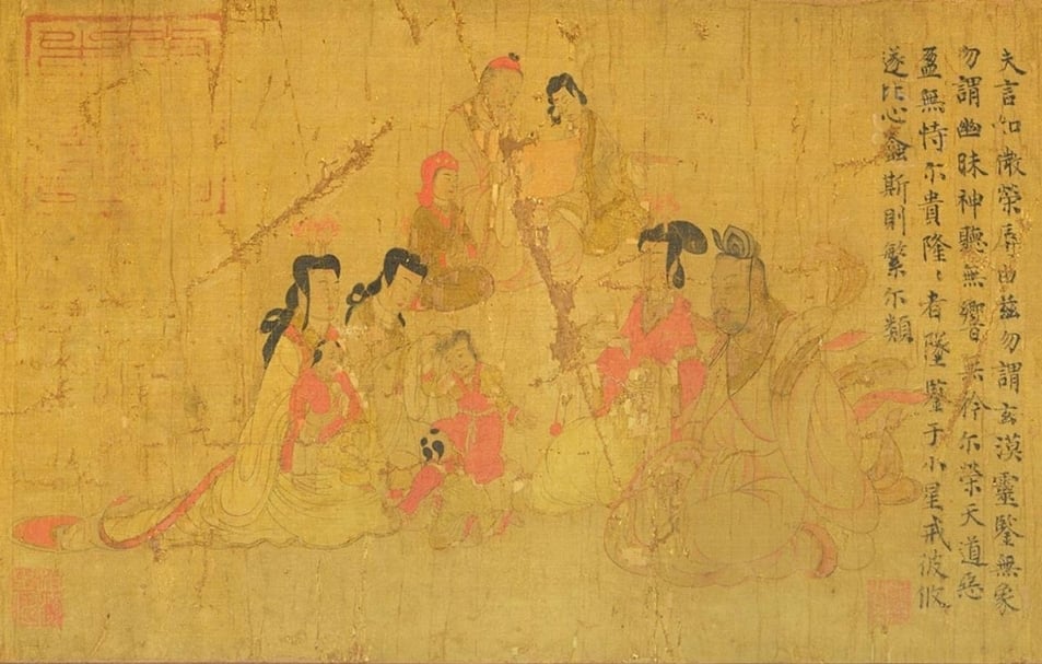 大英本《女史箴圖》局部6:出言如微,榮辱由茲。(©大英博物館)