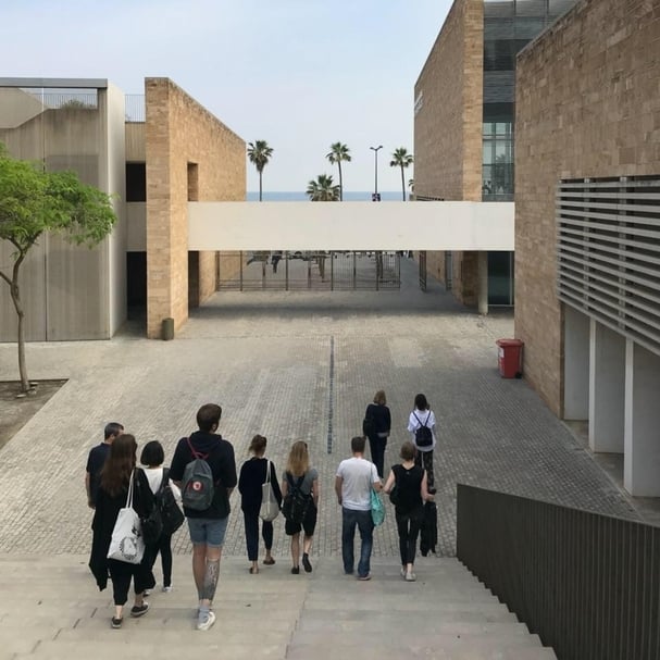 參訪貝魯特美國大學（American University of Beirut）。（© KdK）