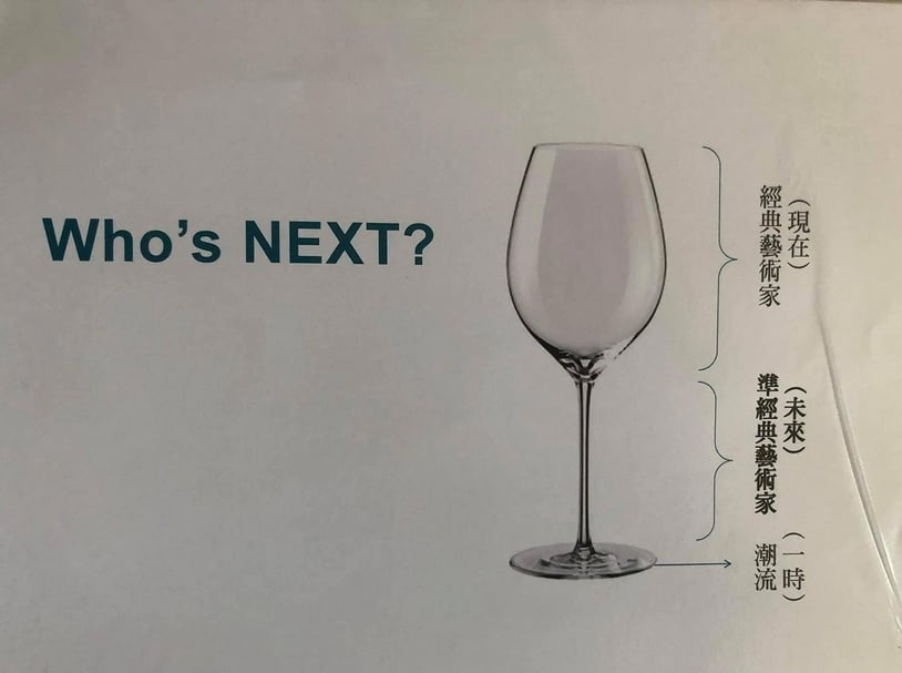 收藏就如同高腳酒杯。（采泥藝術提供）