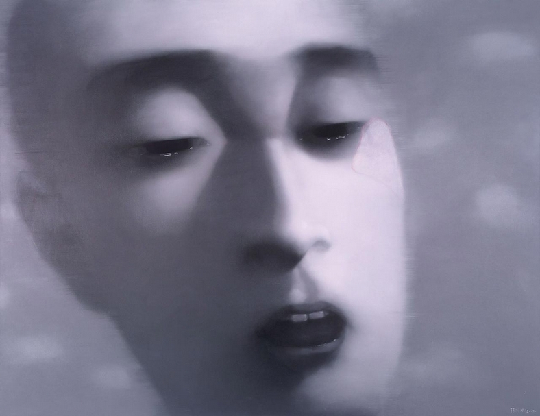 張曉剛《失憶與記憶》，布面油畫，200×260cm，2003，估價：680萬至800萬港元。（華藝香港提供）