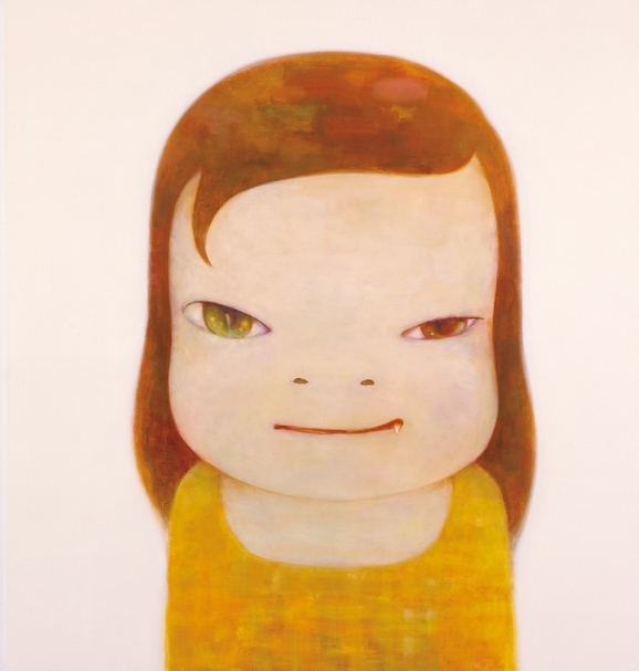 奈良美智《等不及夜幕降臨》以獨立專場呈現，拍出9,287萬5千港元。（佳士得香港提供）