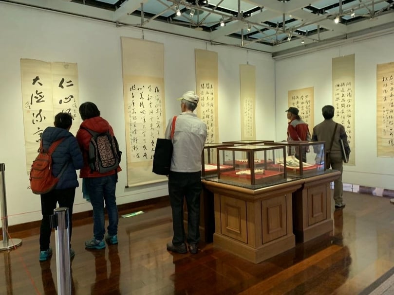 展覽作品橫跨半個世紀，從于右任早期創作直至生命最後一年（1964）。（中華海峽兩岸文化資產交流促進會提供）