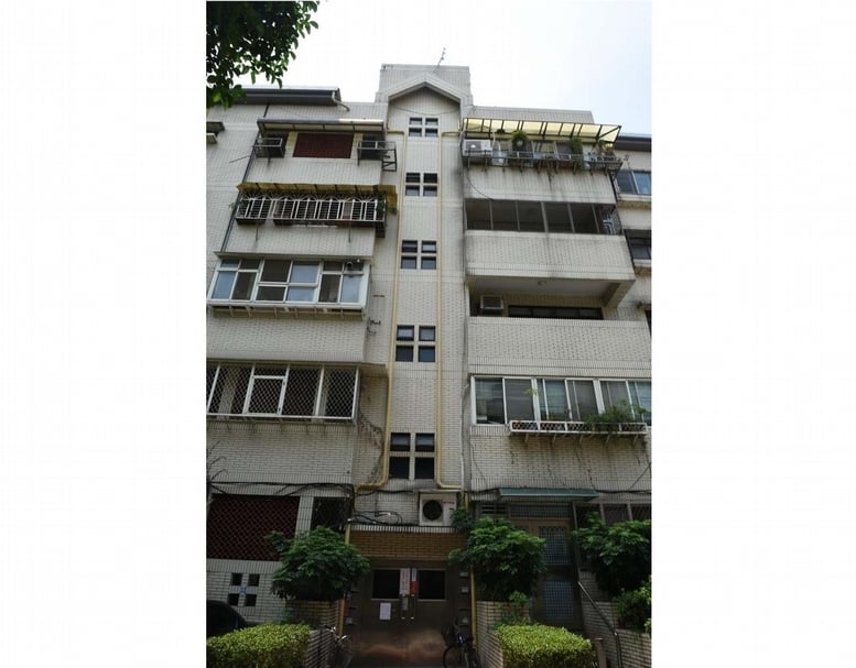 臺靜農與彭明敏居所已經拆除改建成大樓。（攝影／蕭文杰）