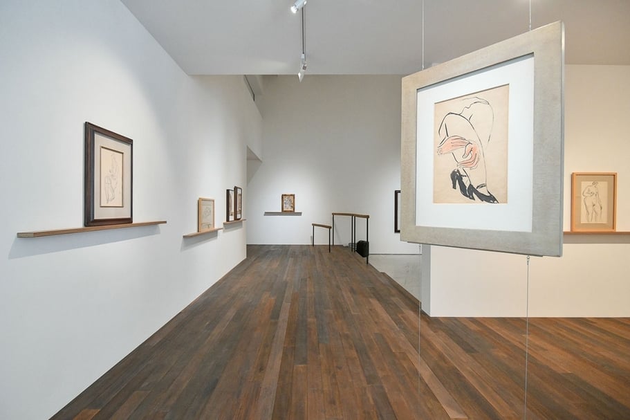 「藏枒入華：常玉與浪蕩子美學」展場一景。（耿畫廊提供）