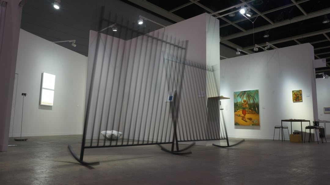 TKG+參與香港巴塞爾藝術博覽會，圖為展位現場。（TKG+提供）