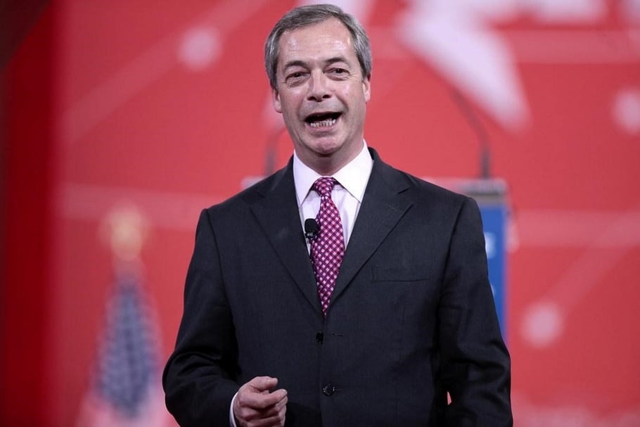 奈傑爾．法拉奇（Nigel Farage）。（ by Gage Skidmore）