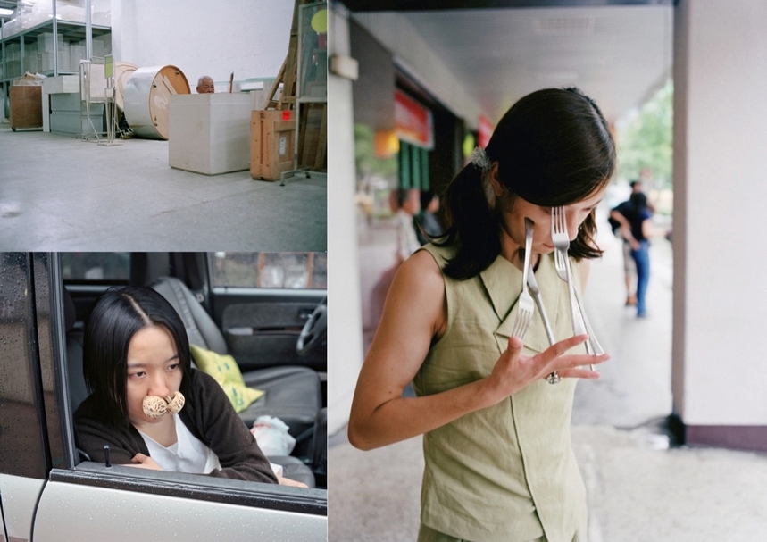 歐文．沃姆（ Erwin Wurm）《室內／戶外雕塑》（ Indoor and Outdoor Sculpture），2000。（ 臺北市立美術館提供）
