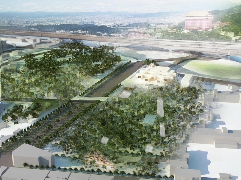 「森林美術館」將作為藝術公園將是北美館擴建案的規劃重點之一。（臺北市文化局、臺北市立美術館提供）